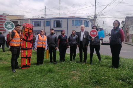 simulacro de evacuacion sst